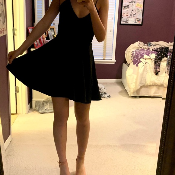 Black Skater Dress - Picture 2 of 3